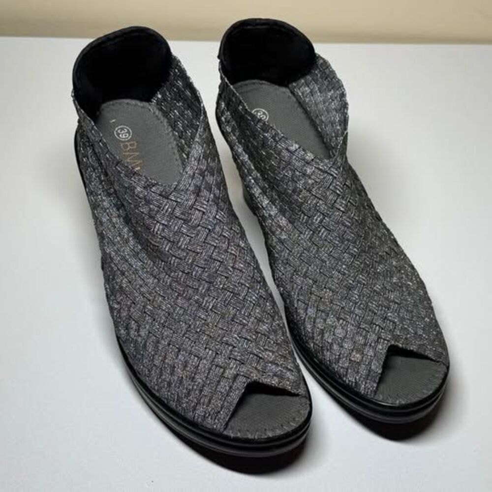 Bernie Mev Lulia Woven Wedge Sandals Size 39